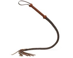 Liebe Seele - The Equestrian Leather Single Tail Whip - Leren Bull Whip