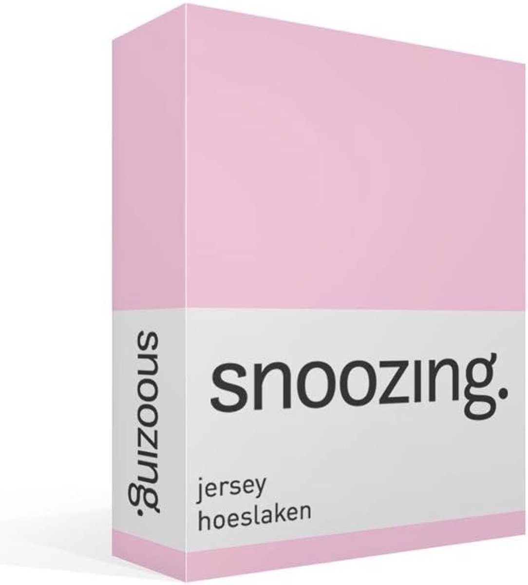 Fitted sheet 120x200 cm - katoen - roze - perfect voor standaard matrassen - SnelShoppen