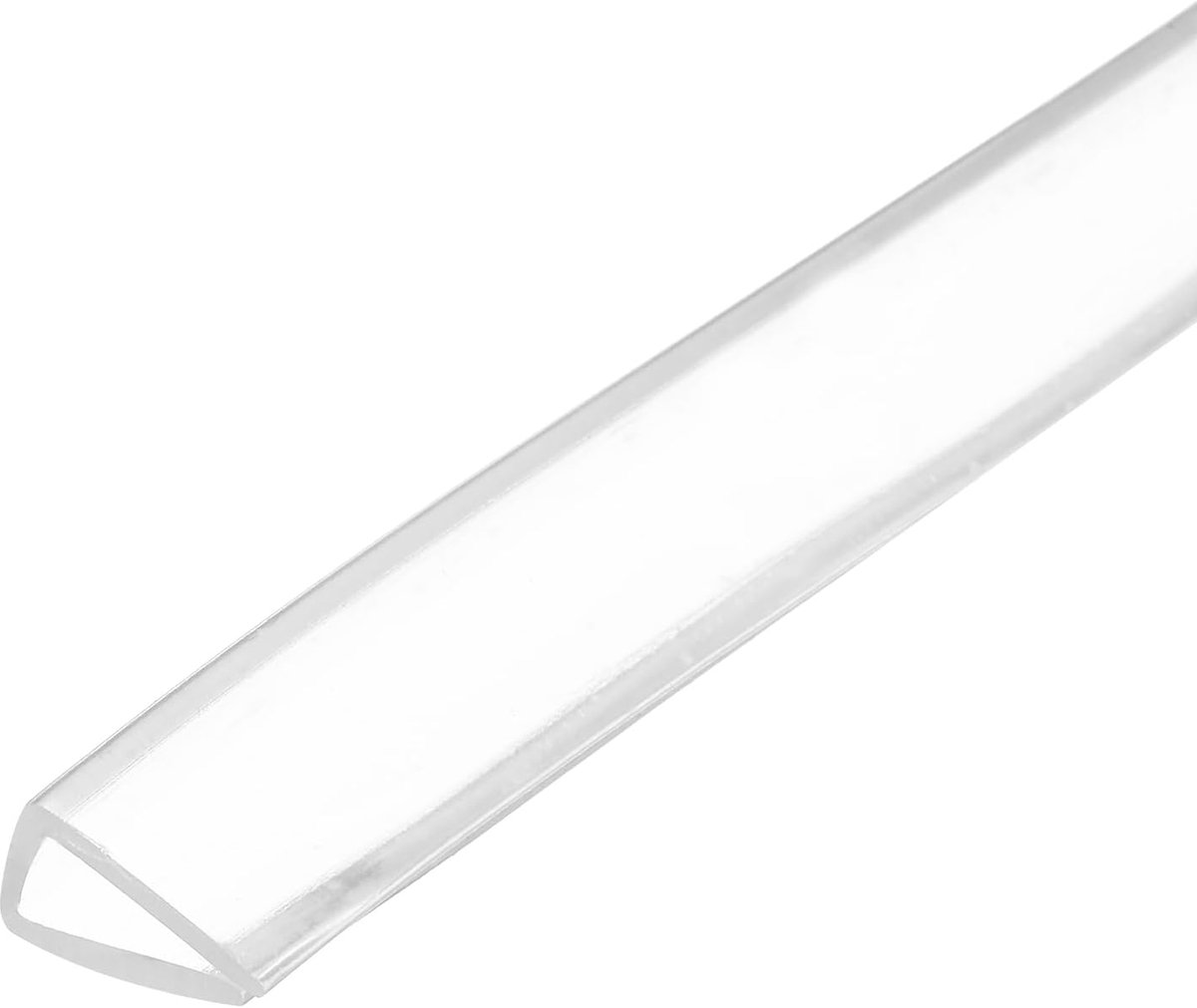 Afdichtingstape van rubber, flexibele randbescherming, waterdicht, geluidsabsorberende randbescherming voor plaat, geschikt voor 9/32 inch (7 mm), lengte 9,84 ft, transparant