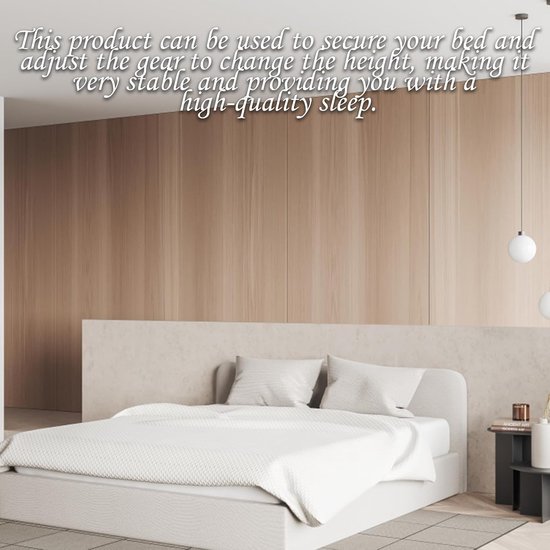 8 stuks bedverbinders, bedbeslag, bedbeslag, bedverbinders, bedbeslag, middenbalk en lattenbodemhouder, lattenbodemhouder — afbeelding 5