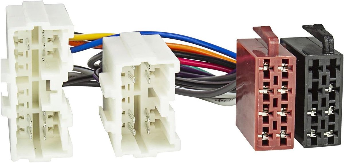 tomzz Audio 7056-000 Radioadapterkabel geschikt voor Volvo s40 v40 s70 v70 v90 xc70 tot 2000 tot 16pol iso standaard