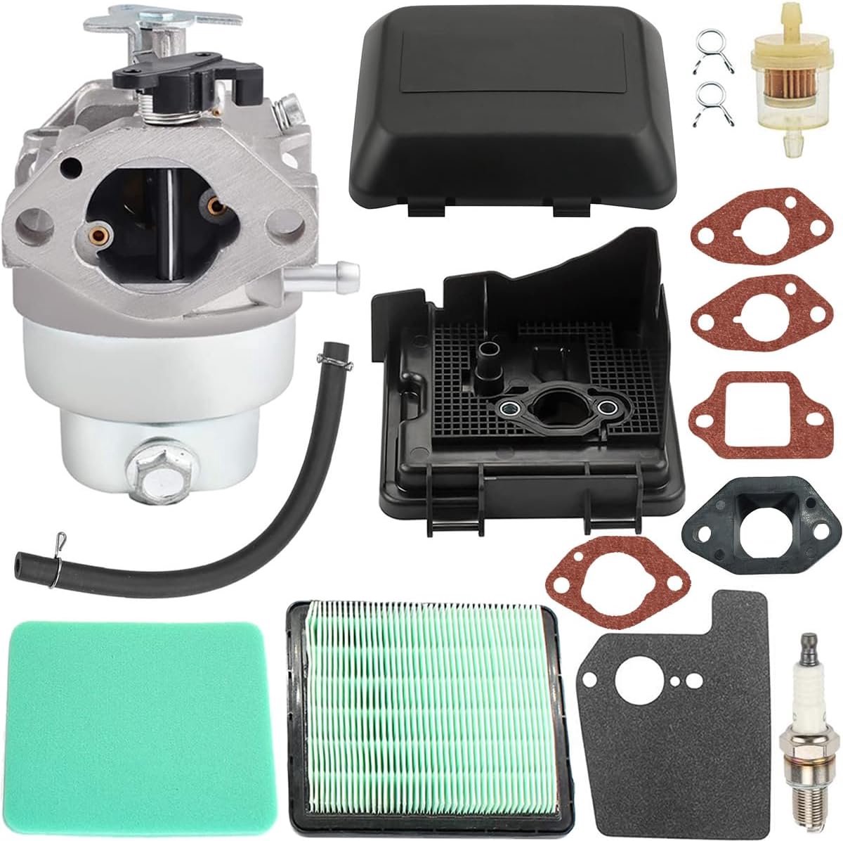 Carburateur voor Hon-da GCV160 HRB216 HRR216 HRS216 HRT216 HRZ216 GCV160a GCV160LAO Motor Grasmaaier Hogedrukreiniger Vervangstukken Manuele Choke-Carburateur met Luchtfilterbehuizing