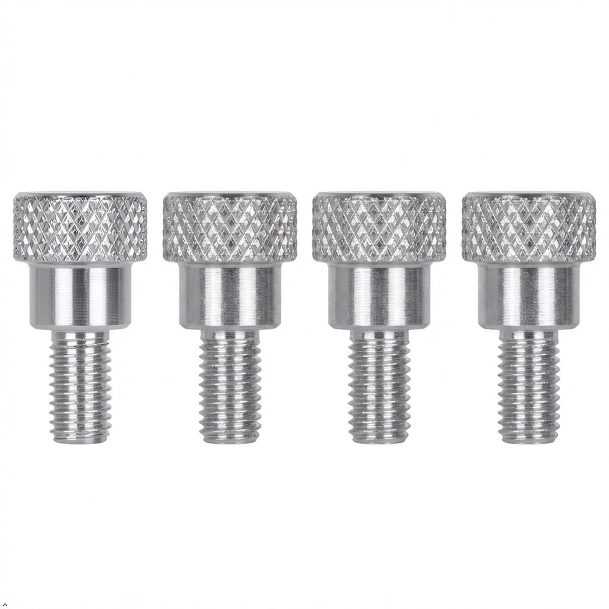 Aluminium Schouder Schroef Kartelschroeven M5 x 10 mm L-20mm 1 set (4 stuks)