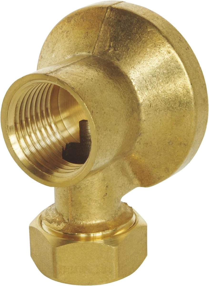 27-00 wandlamp voor kraag met moer M15/21-D12-messing, geborsteld, grijs