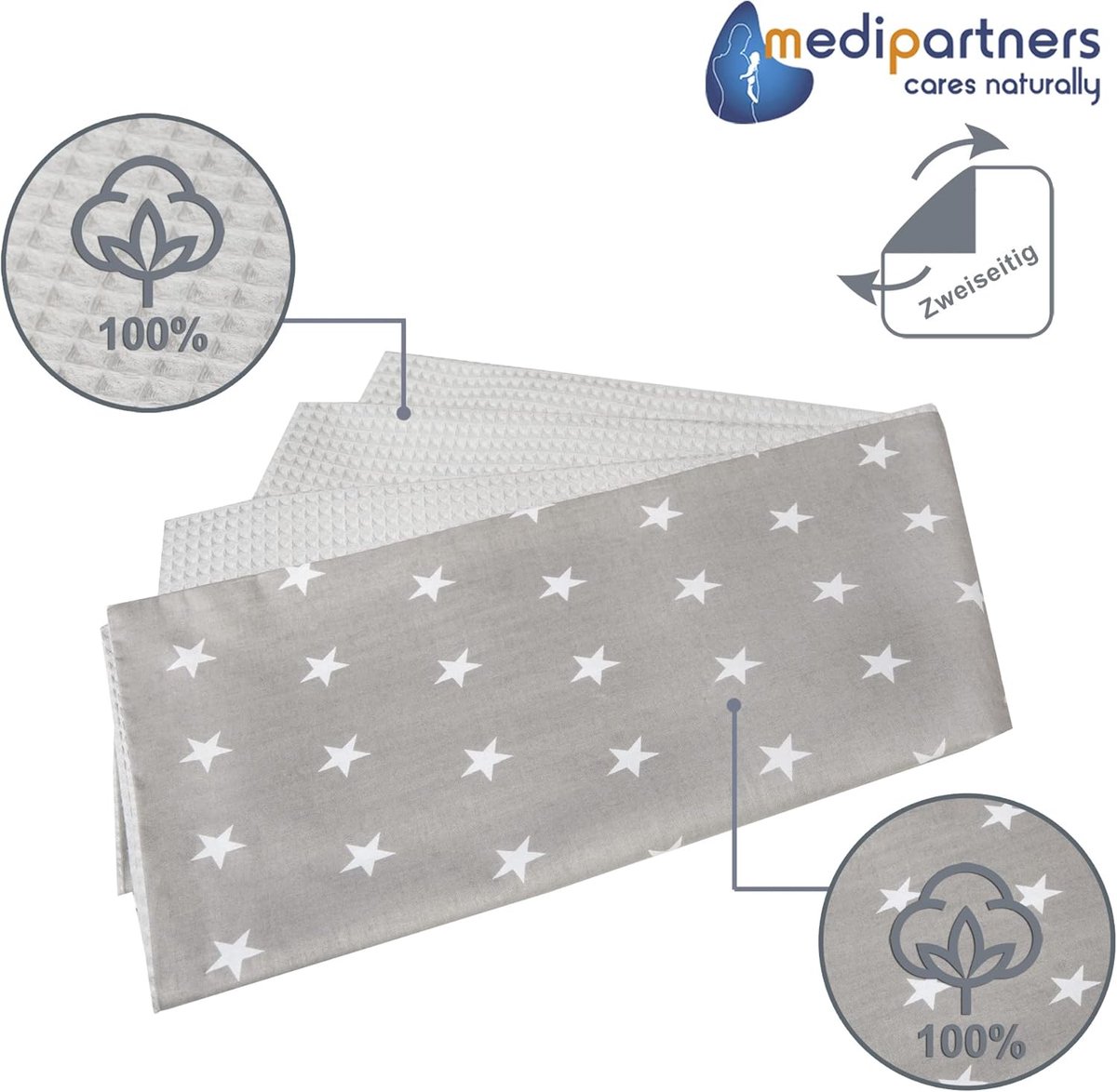 deken 100% Katoenen Wafel 75x100 Medi Partners Dunne Zonder vulling Bilateraal Multifunctioneel knuffeldeken Zacht Delicaat