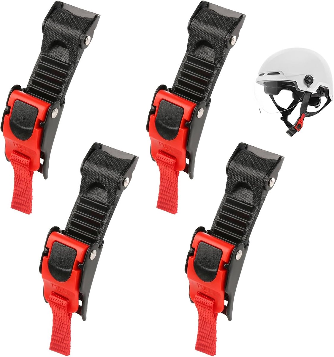 2 stuks gesp voor helm, gesp clip voor motorhelm, gesp voor motorhelm, snelheidsclip voor motorhelm – bevestig je helm veilig