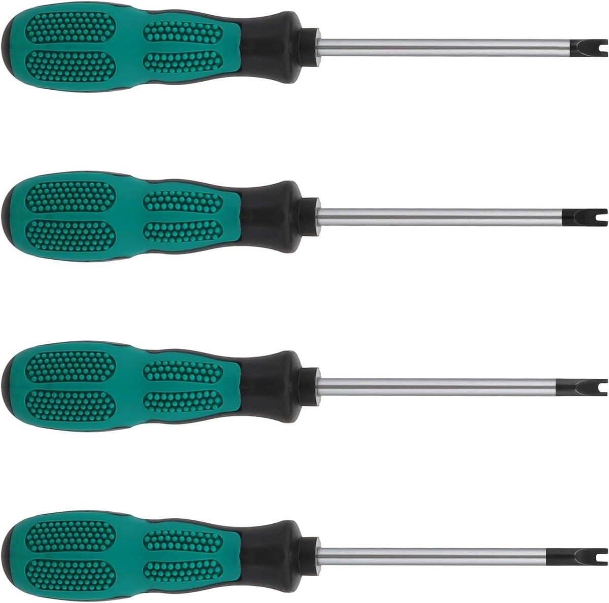 4 stuks U-type schroevendraaier M1.7 M2.0 / M2.3 / M2.6, M-type schroevendraaier sleufschroevendraaier, multifunctionele handgereedschapsset, bits magnetisch voor het bevestigen en losmaken van