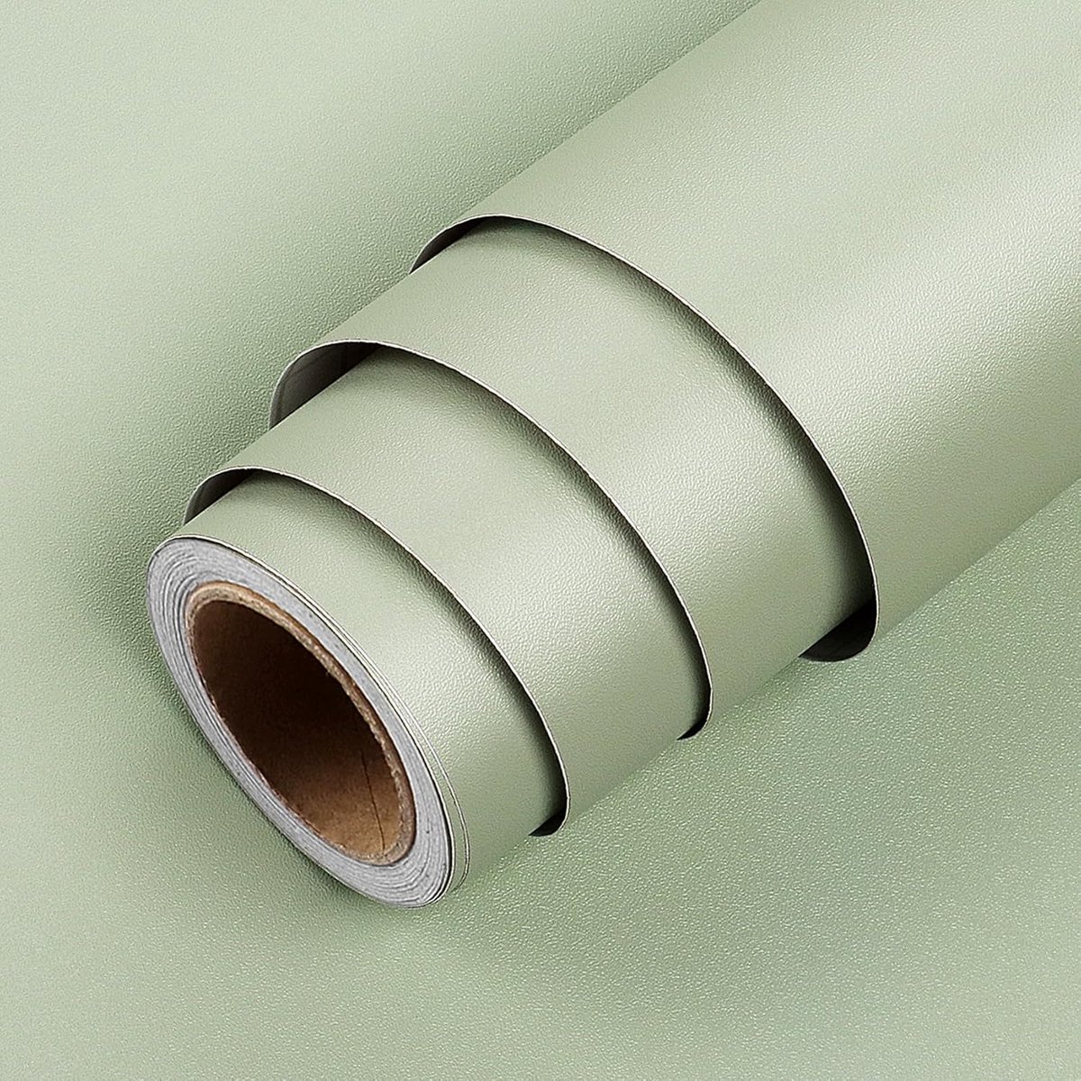 Behang mintgroen wandbehang woonkamer 40 cm x 200 cm behang groen effen vinyl wandbehang zelfklevend slaapkamer waterdicht plakfolie meubels mintgroen decoratie voor kast keuken