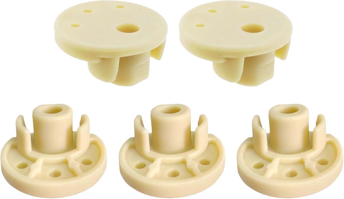 5 stuks rubberen voetjes voor mixers, rubberen voetjes voor KitchenAid reserveaccessoires, stabiliserende voeten voor keukengerei (geel)