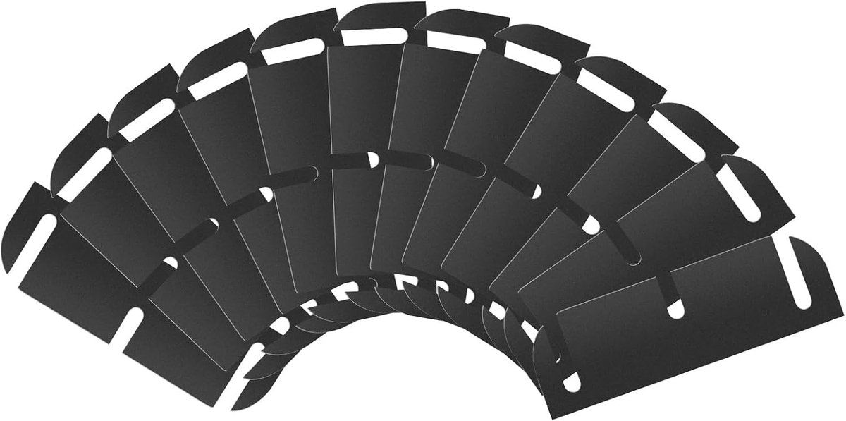 12 stuks deurscharniervullingen voor deur scharnier reparatieset, 8,9 cm deurscharniervullingen, scharniervullingen voor luchtlekkage bij deuren kunnen worden bijgesneden