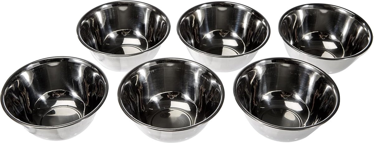 KLEINE KOMMETJES INOX-GARINOX-12CM. 0,4L.,Zilver