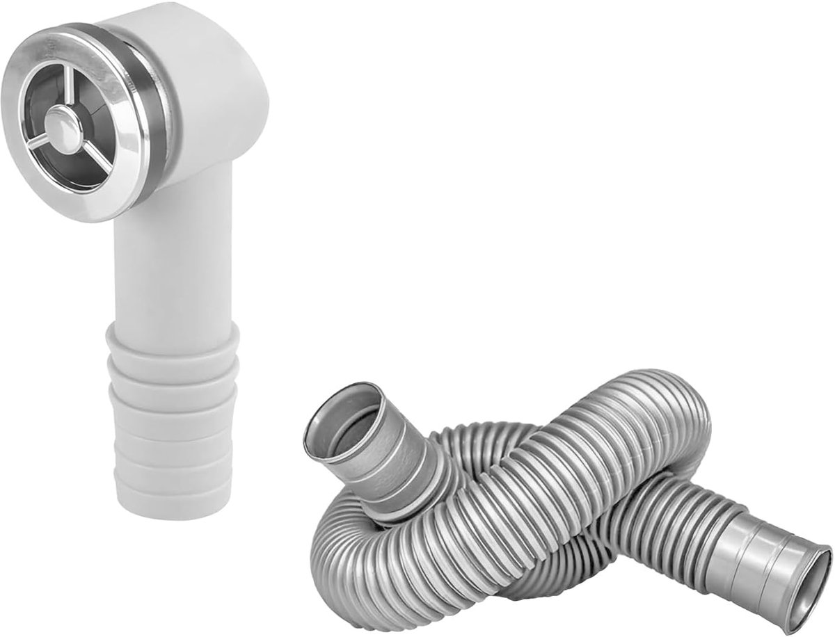 1 Stks 36x36mm Ronde Overlooppijp, Keramische Spoelbak en Marmeren Gootsteen Overloop Hoofd, Buis Lengte 450mm