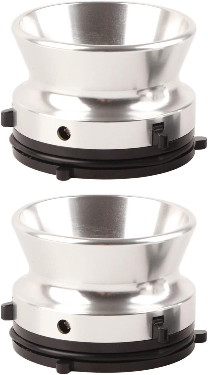 1 Paar NAB Hub Adapters voor Studer voor Akai voor , 10 Inch Opener Lege Aluminiumlegering Take Up Reel to Reel Small Hub, Tape Reel to Reel Recorder voor Studer (zilver)