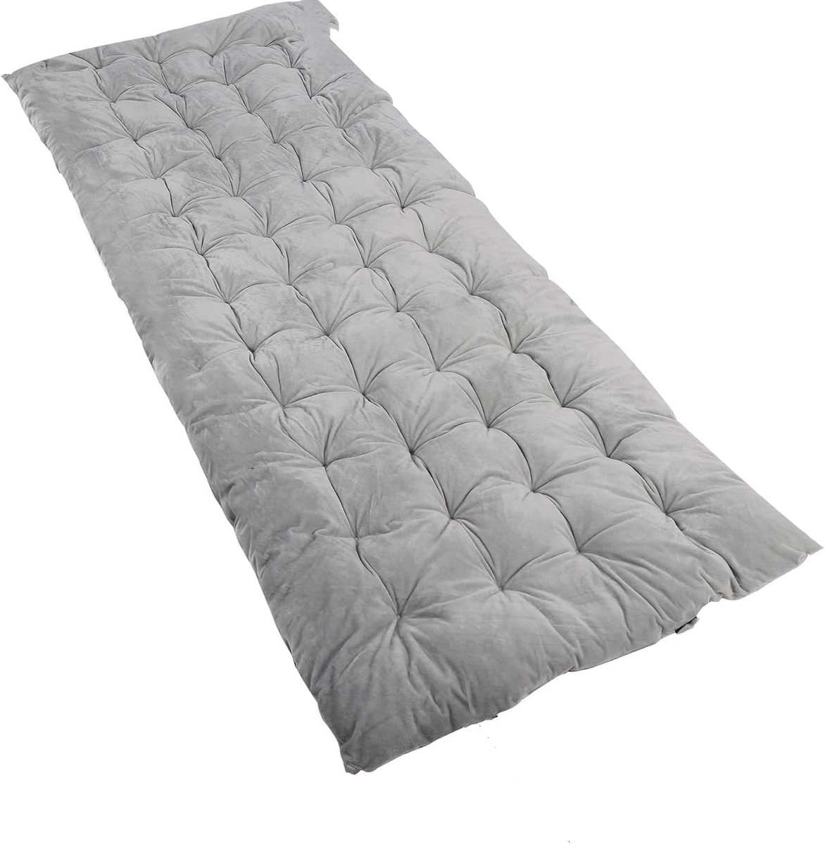 Dikke kinderbedonderlegger voor camping, katoenen matrastopper, 190x70 cm, XL, waterdichte isolatiemat, licht, zacht, comfortabele opvouwbare matten voor reizen en wandelen