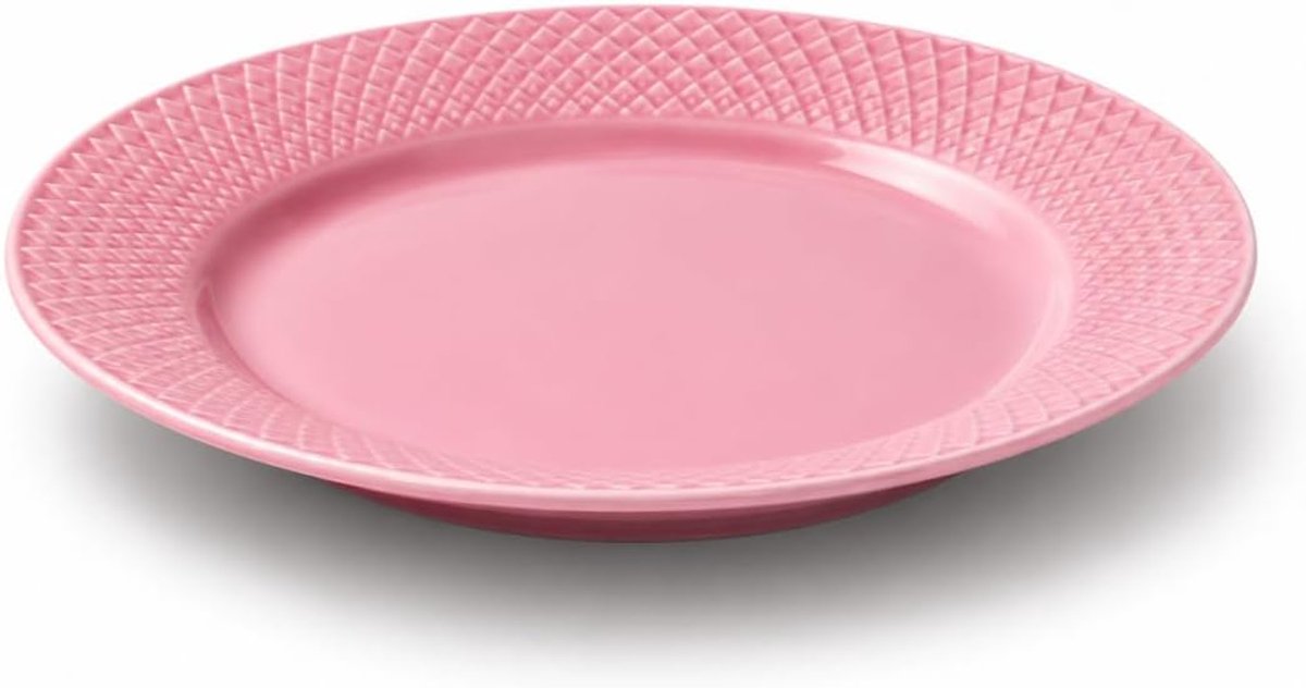 Color Lunch Plaat Ø21 Cm Gestegen Porselein