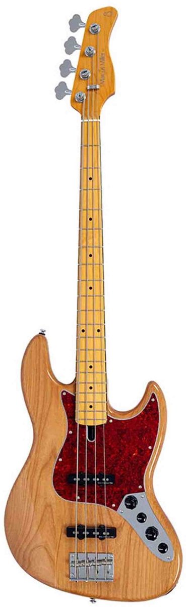 Sire V7VN A4/NT Marcus Miller 4-snarige Actieve Vintage Basgitaar Natural met Elzen Body en Heritage-3 Preamp