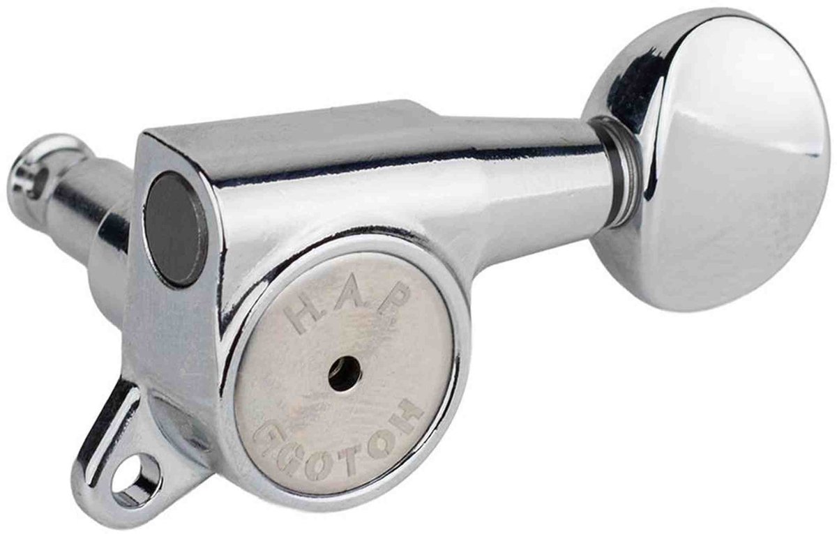 Gotoh GTH13883 SG381 stemmechanieken met HAP and 05 knoppen, 6L, chroom