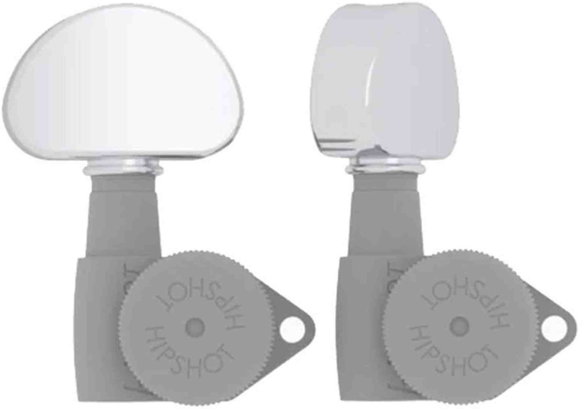 Hipshot HS6B1MOOC Half Moon Stemknop voor Gitaarmechaniek Chrome, per stuk