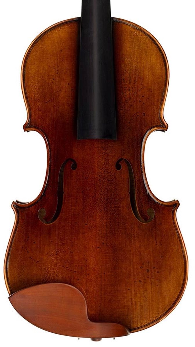Rudolph RV-5044-ST viool 4/4, zeer goed gevlamd, olie lak met antieke afwerking, Stradivari model