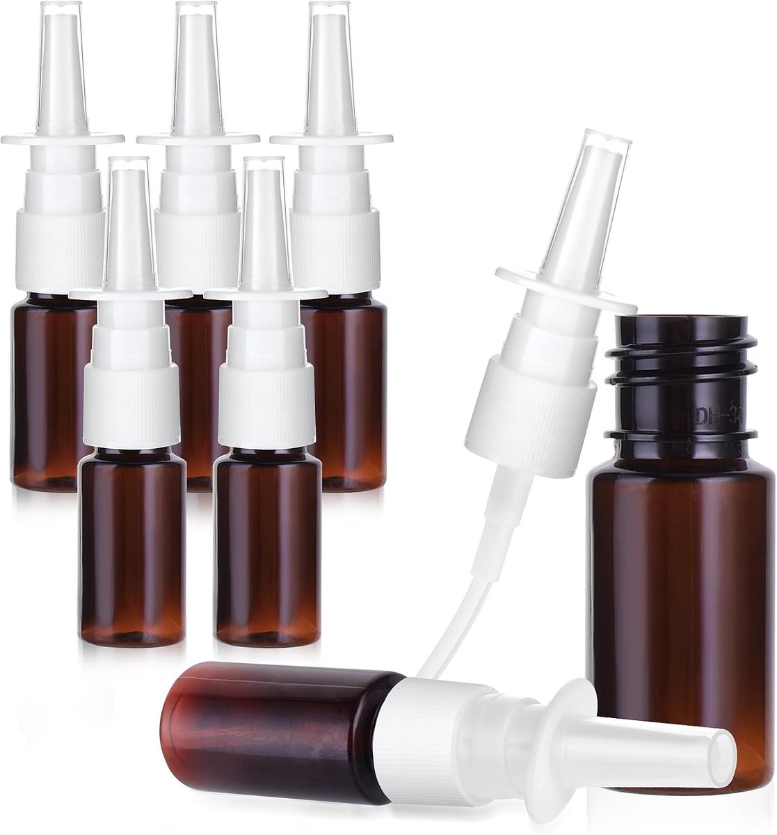 10 ml neusspuitfles, 7 lege neusspuitfles, fijne nevelsproeiers, navulbare verstuiver, spuitfles voor water, parfum en etherische oliën, wonddesinfectiespray