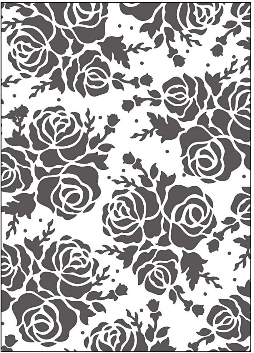 Folder, afmeting 13x18,5 cm, dikte 2 mm, roos, 1st
