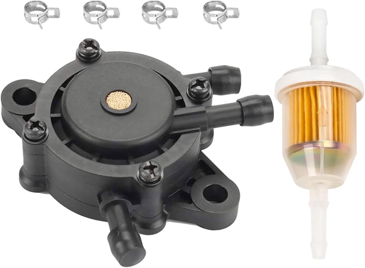 Brandstofpomp met brandstoffilterklemmen voor John Deere LA110 LA115 LA145 LA105 LA120 LA125 LA130 LA135 LA140 LA150 LA155 LA165 LA175 grasmaaier