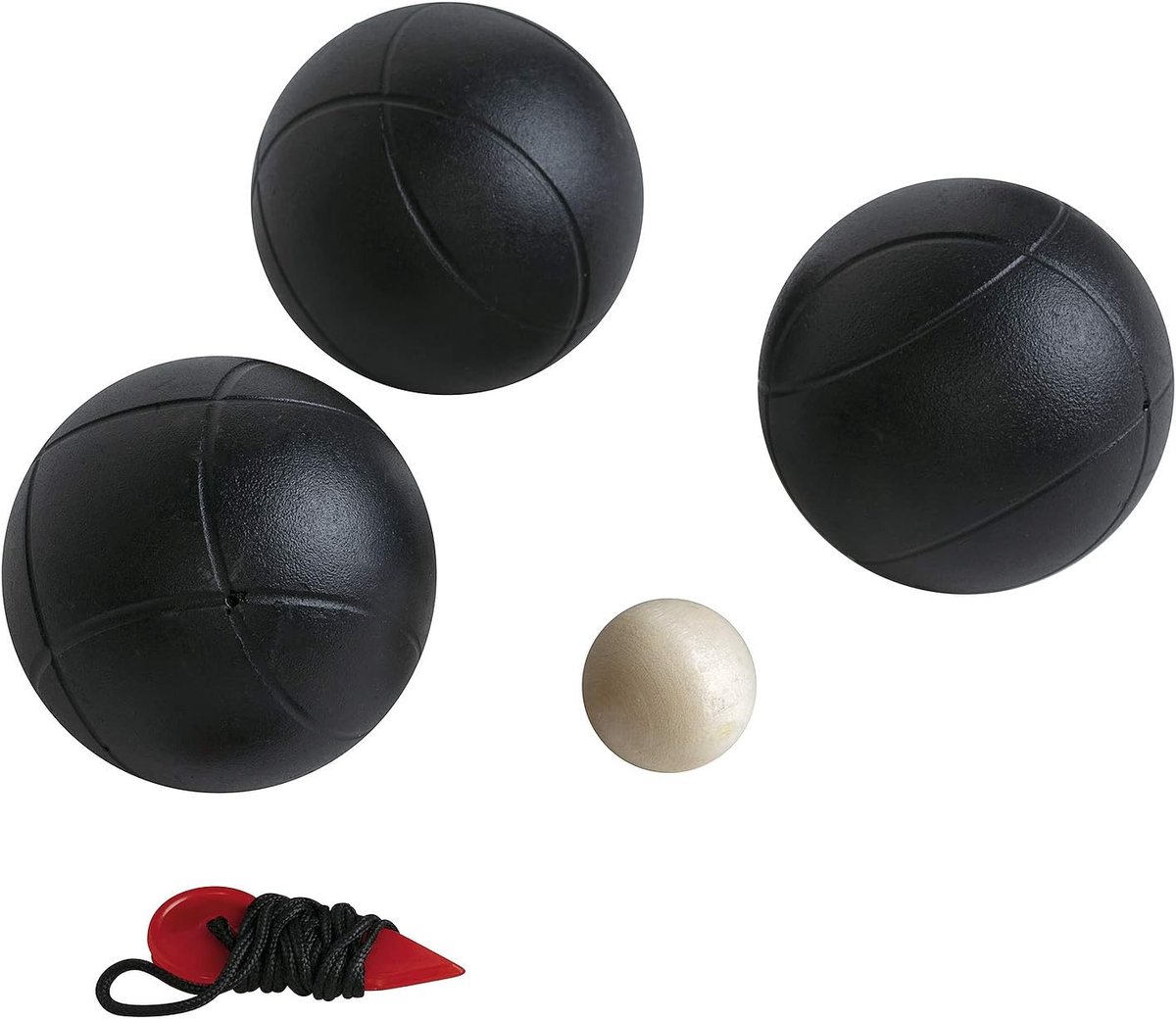 Petanqueballen, mat, gestreept, 720 g