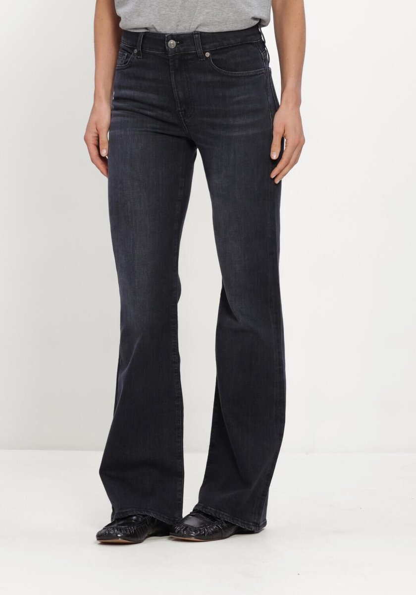7 For All Mankind The Leggy Bootcut Carbon Storm Jeans Dames - Broek - Donkerblauw - Maat 27