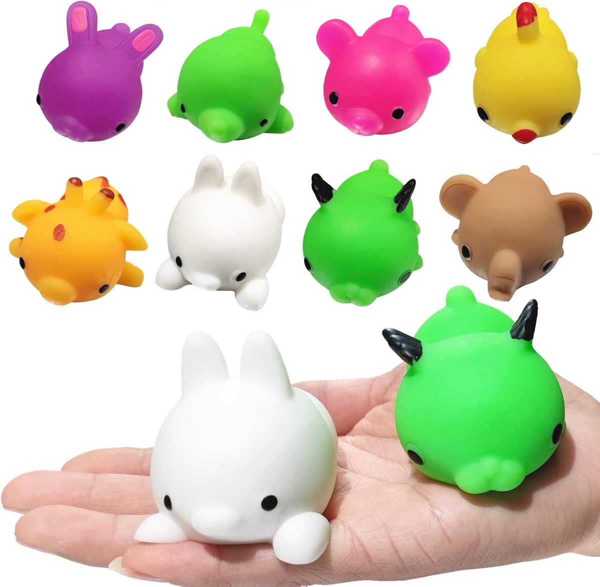 8-delige Jumbo Mochi Squishy Fidget Speelgoed, Sensorische Stress Relief Speelgoed, Kids Party Gunsten, Classroom prijzen, Goody Bag Stuffers