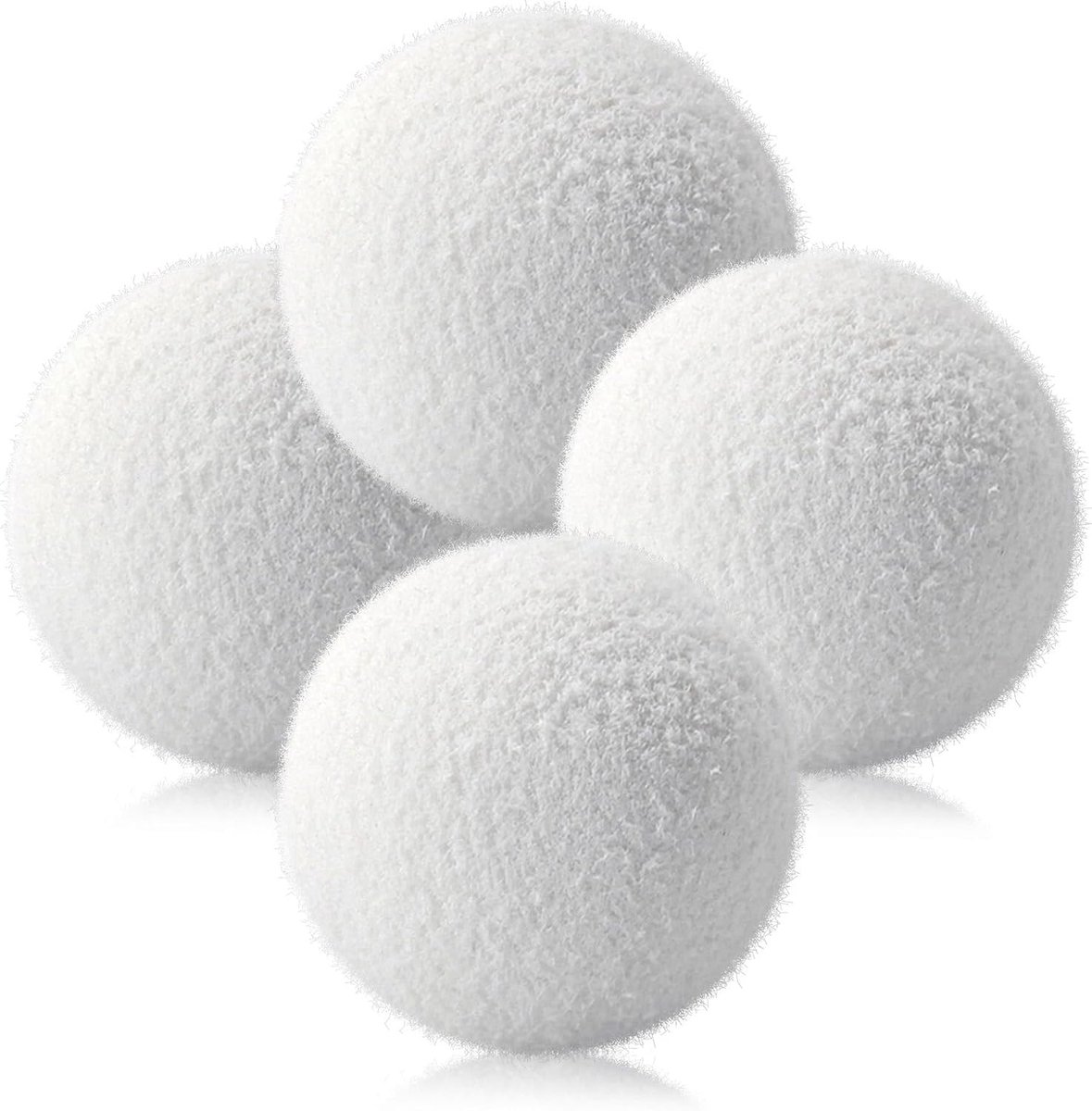 SnelShoppen - Zwembadschuimabsorber, Olieabsorberende Spons, Schuimbal 7,5 cm, Herbruikbare Zwembadspons, Filterballen 4 Stuks voor Zwembad en Spa