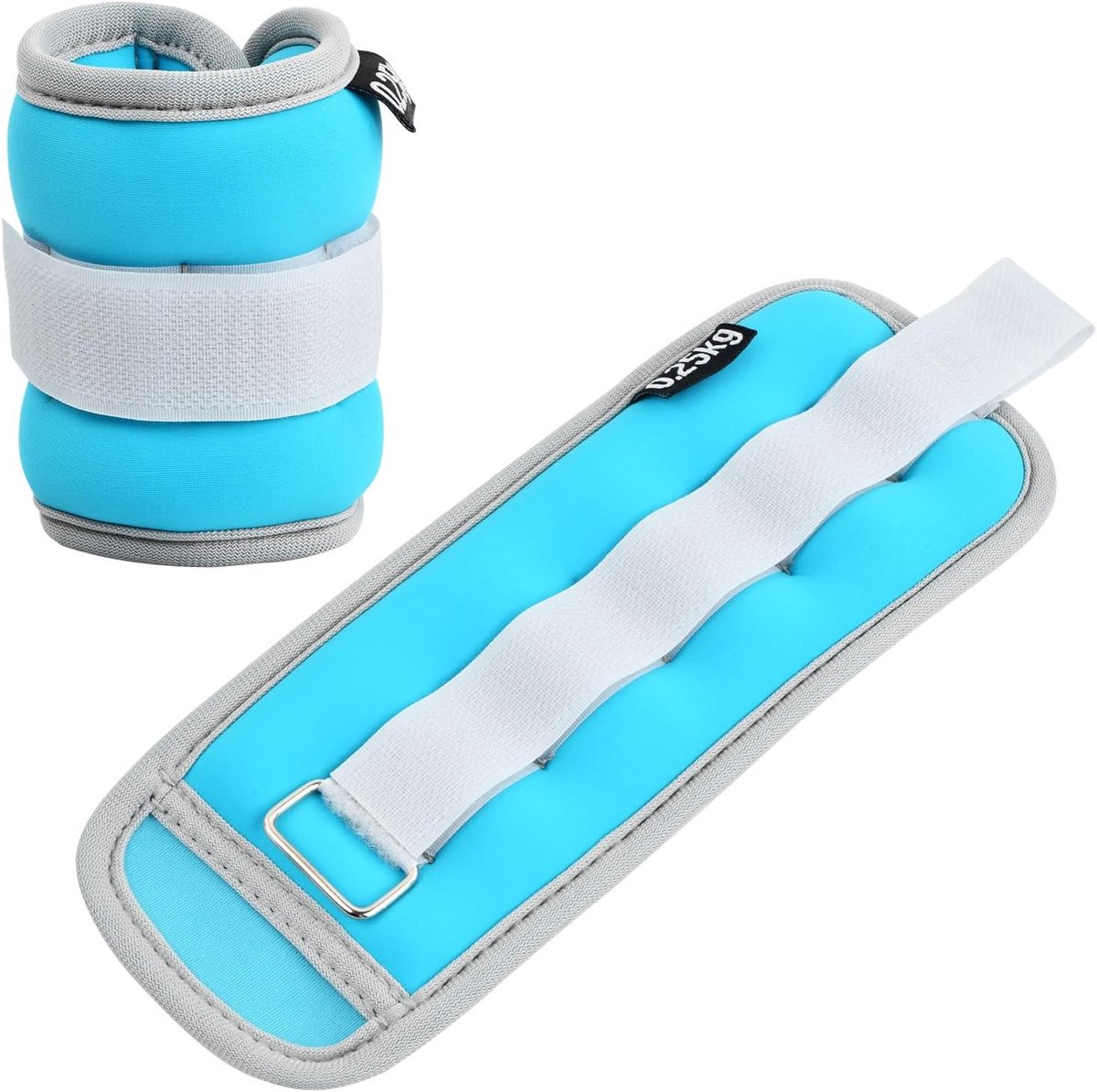 SnelShoppen - Ankle Weights Set 0.25/0.5 kg - 1 Paar Enkelgewichten en Polsgewichten voor Fitness, Jogging, Dansen, Aerobics, Hiking, Comfortabel en V