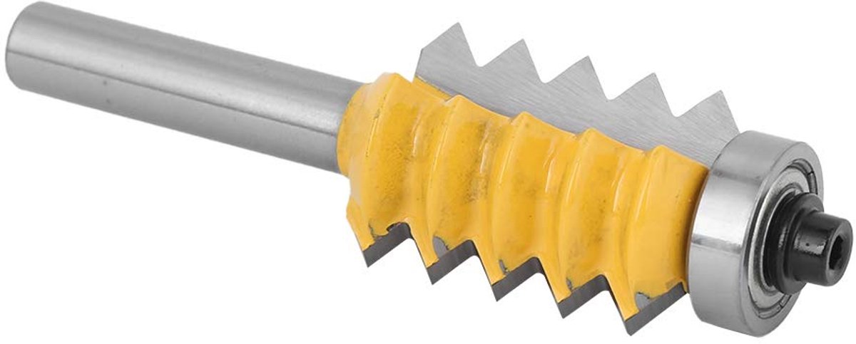 SnelShoppen - Freesset 8 Assen Houtbewerking, Reversible Finger Glue Joint Milling Cutter, Duurzaam Carbide, Voor Precisie Freeswerk in Hout, 8x30mm