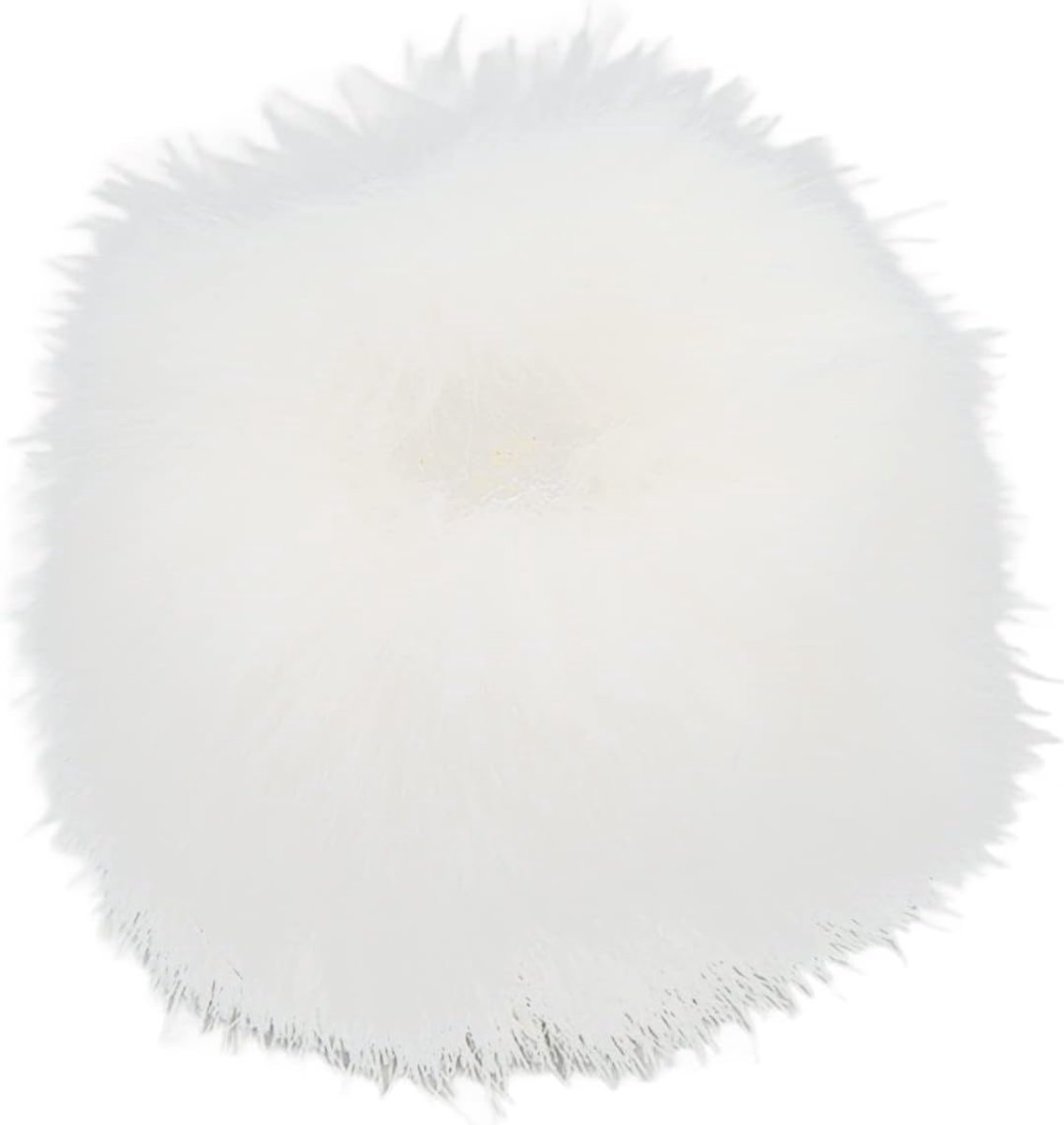 SnelShoppen - Lapel Microfoon Windscherm, Lichtgewicht Lavalier Microfoon Windshield, Draagbaar Furry Windscherm voor 0.5CM Openingen, Wit, Ideaal voo