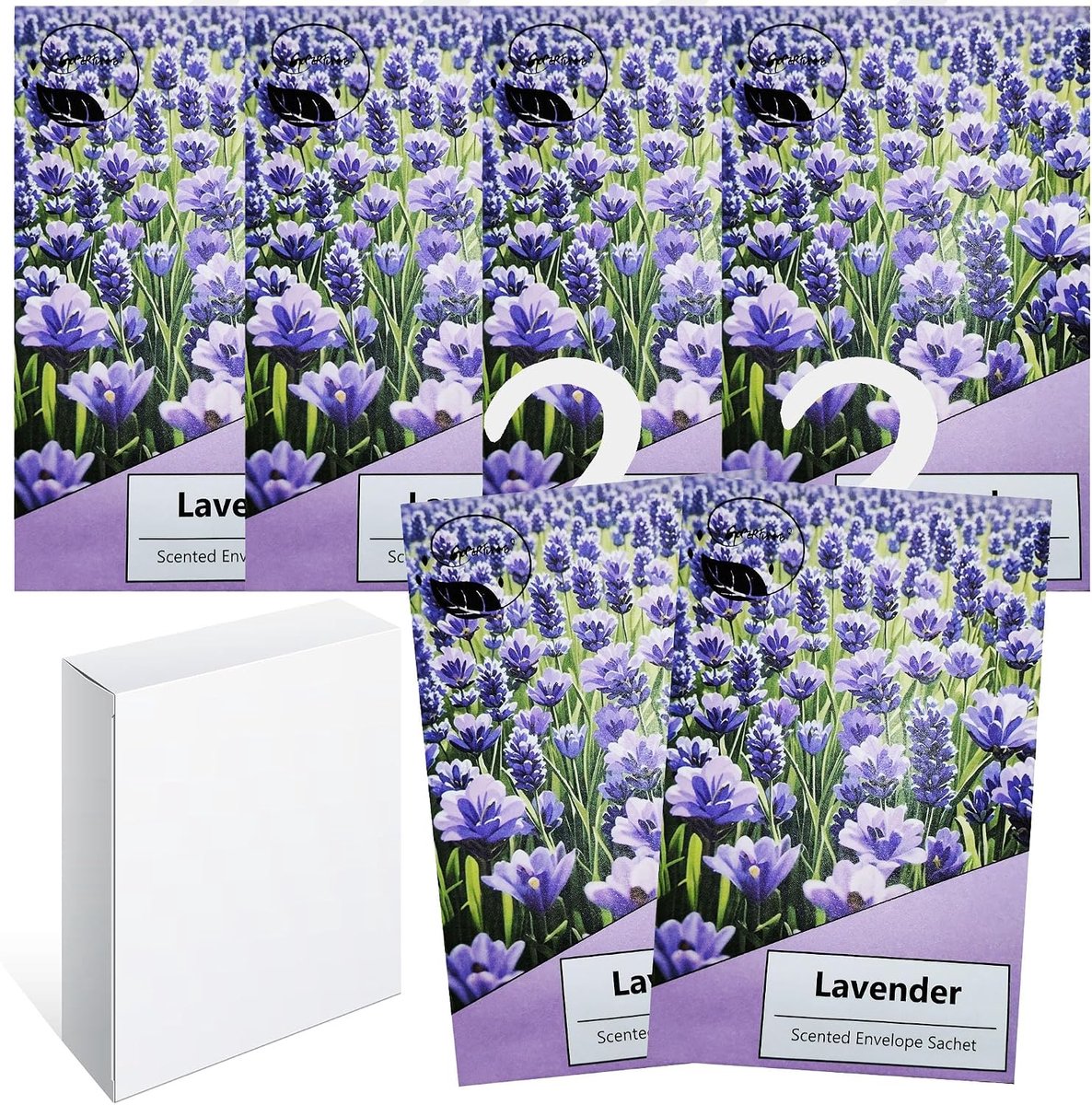 Thijox - 6 stuks Wasgeur Kast Geurzakje - Natuurlijke Geurverfrisser voor Kledingkast - Lavendel Geur - Kastdeodorant voor Frisheid en Verfrissing
