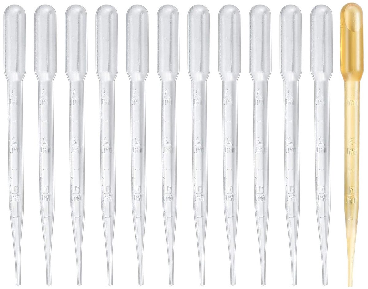 200 Stuks Wegwerp Pipetten 2ml - Transparante Meetpipetten voor Laboratorium, Onderwijs en Experimenten