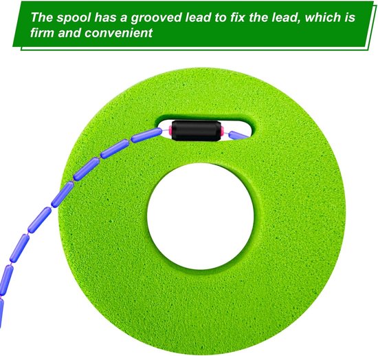 Vislijn Spoelen - Opberg Spoelen - Vislijn Organiseren - Met Lood Groef - 43mm Buitendiameter - Meerdere Kleuren — afbeelding 5