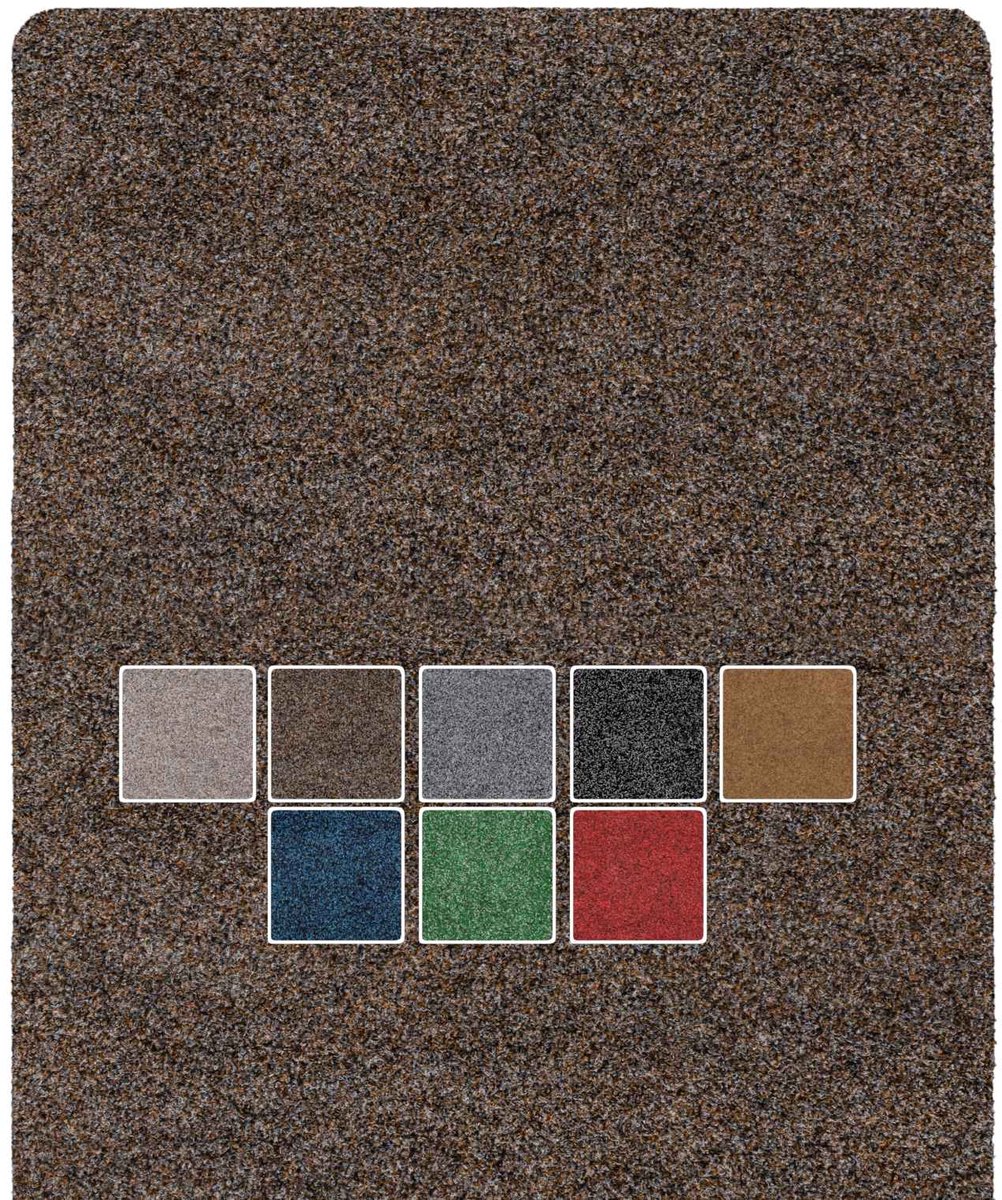 ANRO Deurmat Bruin 120x40cm – Schoonloopmat Antislip Wasbaar Voordeur Hal Binnen & Buiten