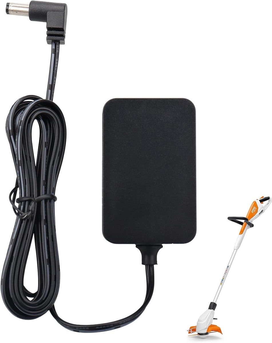 SnelShoppen - 22.5V 0.65A Oplader voor Accu Grastrimmer, Heggenknipper en Bladblazer - Vervangende AC Adapter 14.6W, 1.8m Kabel, Veilig en Betrouwbaar