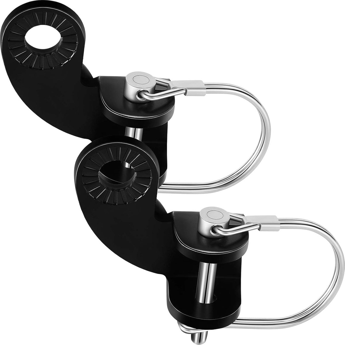 SnelShoppen - 2 Sets Fietstrailer Koppeling Adapter - 12.2MM Fietskoppeling Fastener voor Kindertrailers en Fietsen - Universele Ontwerp voor QR en Va