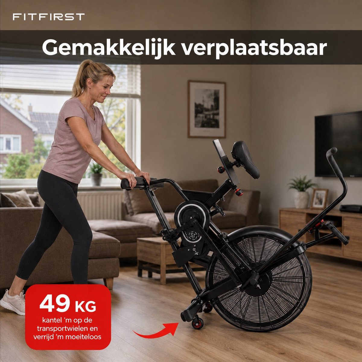 FitFirst FitFirst X-55 AirBike - afbeelding 3