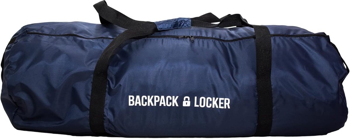 SnelShoppen - Bagagezak voor dakkoffer - 65-180 liter - Blauw - 100 liter - Waterafstotend - Ideaal voor reizen, kamperen, en autovakanties