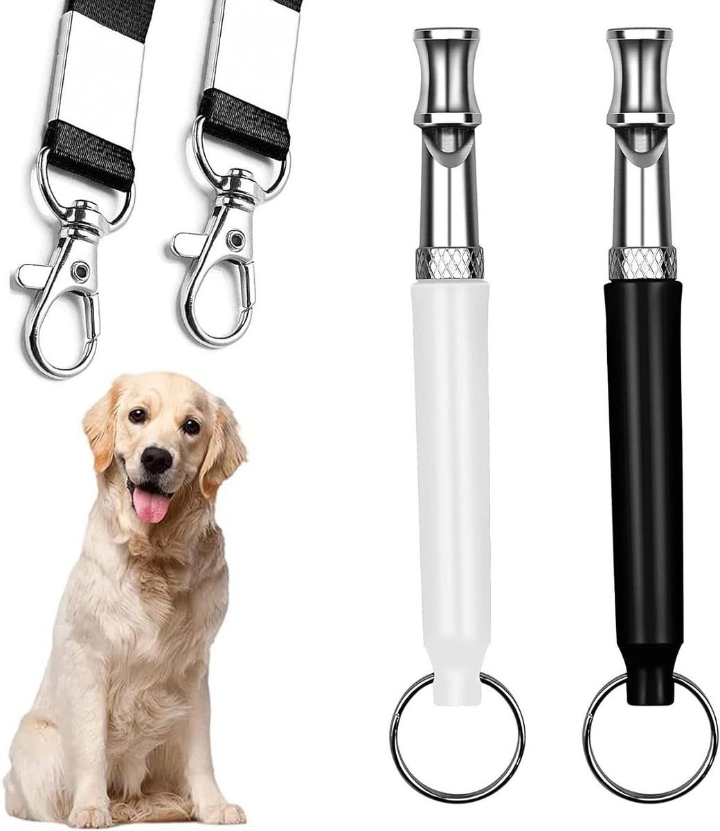 Set van 2 Professionele Hondenfluitjes voor Training, Gedrag Controle en Communicatie met Honden