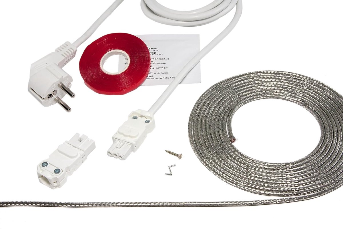 SnelShoppen - Window Heating Set 4.4-5.4 m tegen Condensatie - Zelfbouw, Mould Bescherming, Voor Droge Ramen, Perfect voor Thuisgebruik