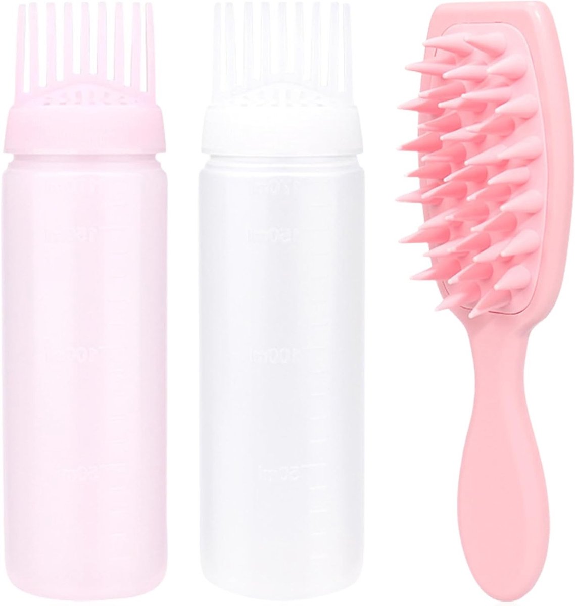 Haarolie Applicator Set met Borstels, Ideaal voor Haarverf, Kleurstyling en Precisie Toepassing