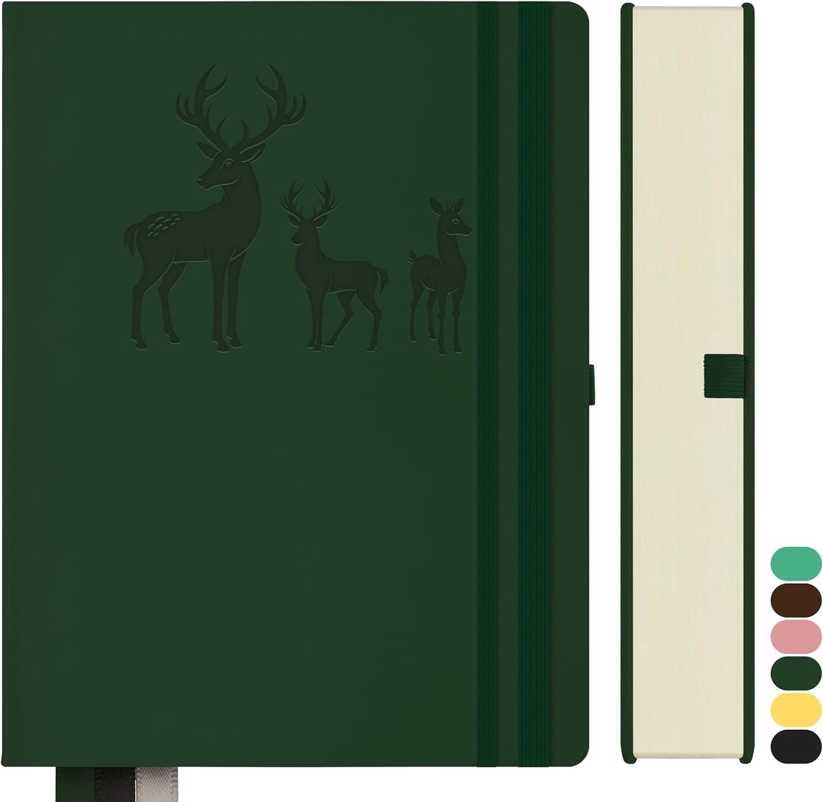SnelShoppen - Notebook A4 Lined - Bullet Journal A4 Dikke Notitieboek - 360 Pagina's - Hardcover Leren Notitieboek - 100gsm Gelijnd Papier - 21.3x28.2