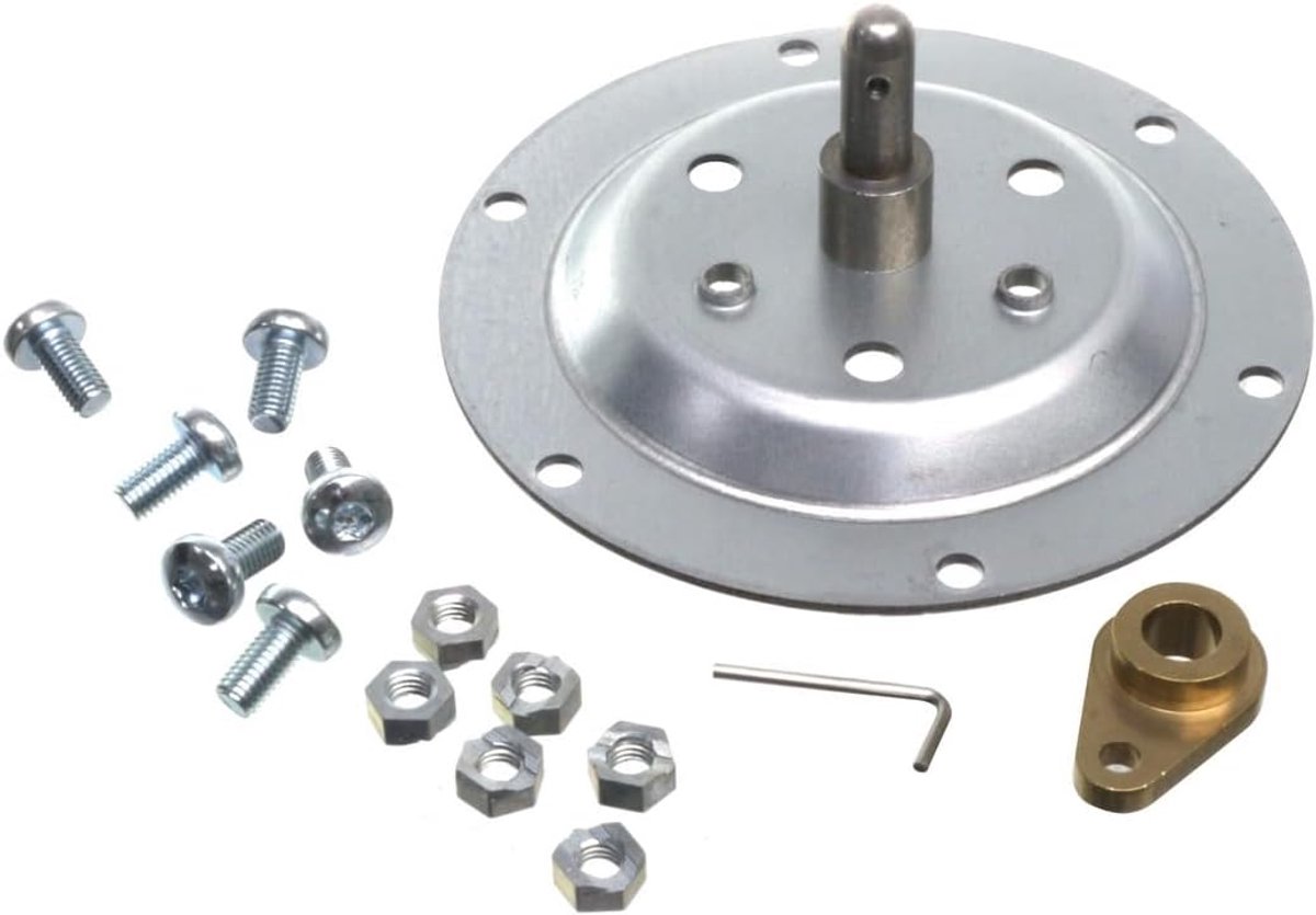 SnelShoppen - Riveted Tumble Dryer Drum Shaft Bearing Kit voor Ariston, Hotpoint, Indesit - PLD1747 - Hoogwaardige Vervangingsonderdelen voor Wasdroge
