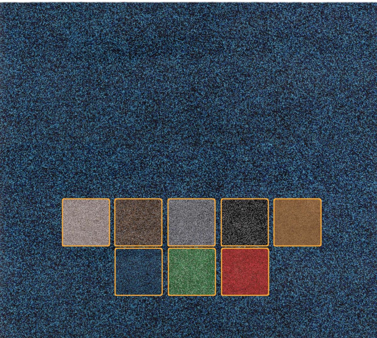 ANRO Deurmat Blauw 150x90cm – Schoonloopmat Antislip Wasbaar Voordeur Hal Binnen & Buiten Op Maat