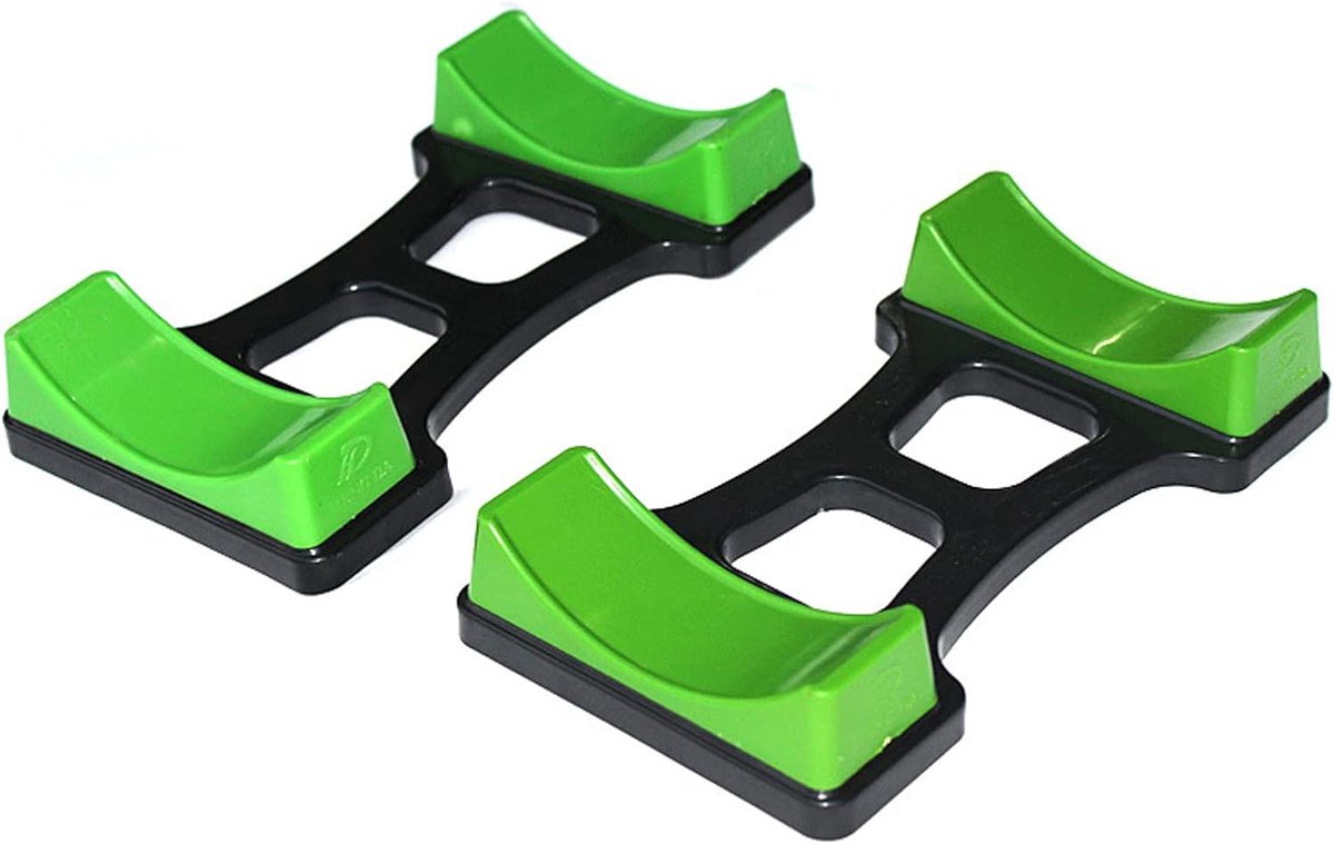 SnelShoppen - Set van 2 Dumbbell Rack - Dumbbell Houder Fitness voor Gemakkelijke Opslag van Dumbbells - Sterk en Duurzaam ABS Plastic - Compact en Ru