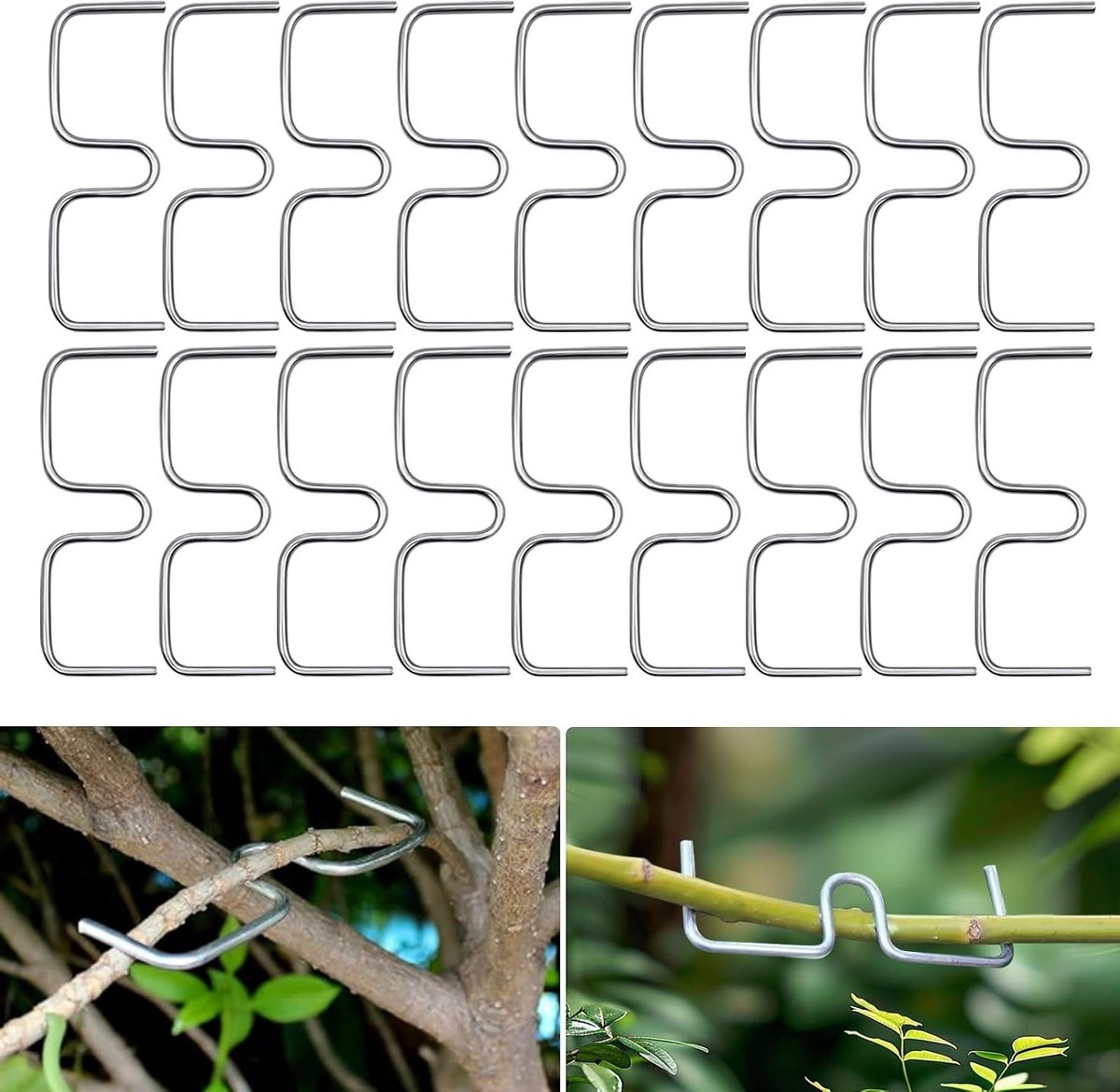 30 Stuks Ondersteuning voor Fruitbomen, Takkenhouders en Klemmen voor Tuin, Ideaal voor het Spreiden en Niveaueren van Takken