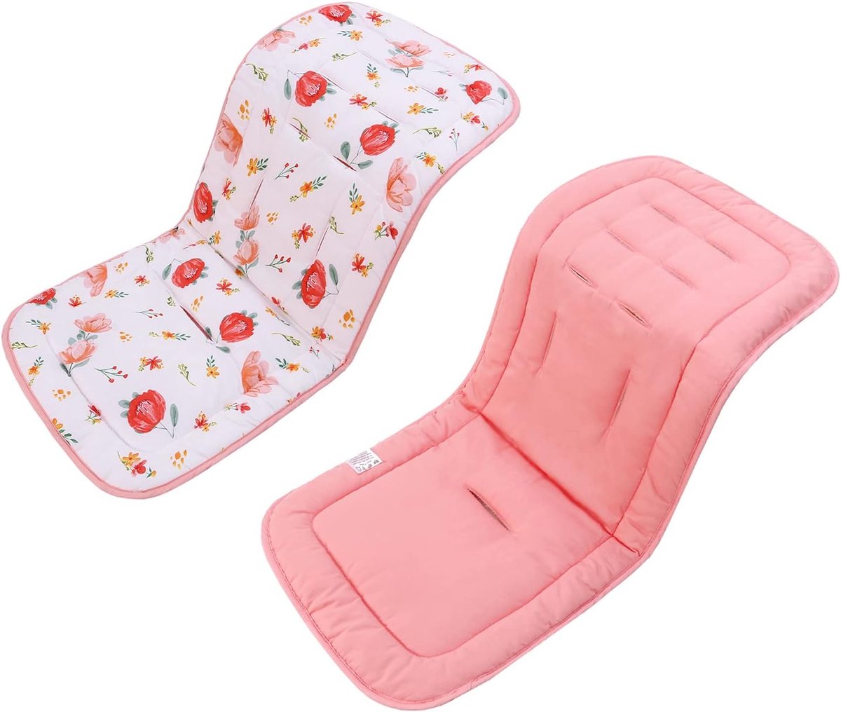 SnelShoppen - Baby Stroller Liner - Universeel Omkeerbaar - 100% Katoen - Opvouwbaar - Comfortabel - Summer Cooling - Geschikt voor Peuters en Baby's